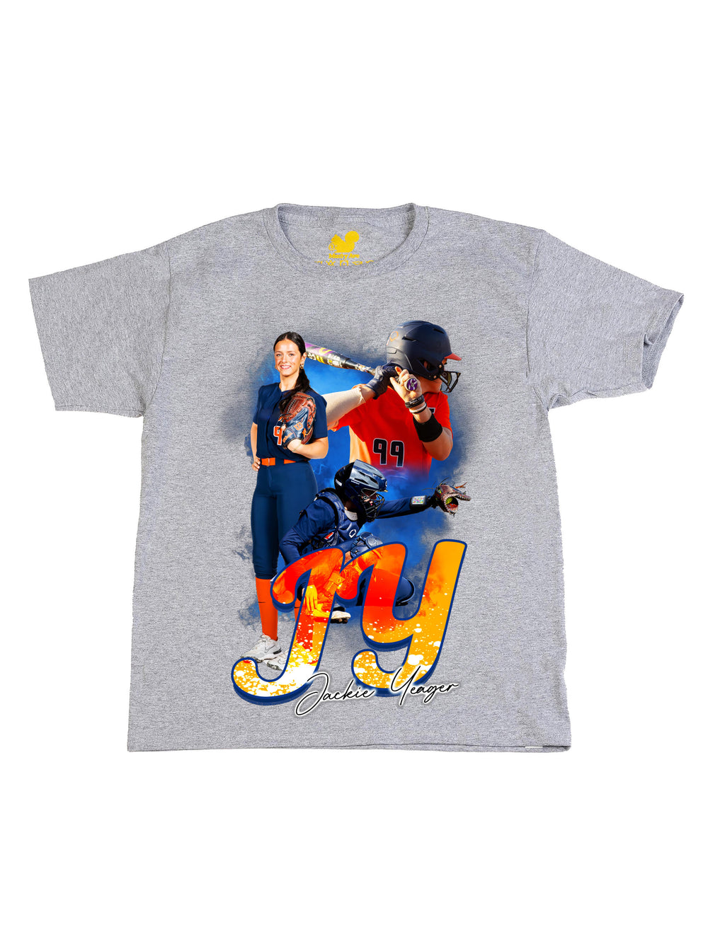 Jackie Yeager Initials Youth T-Shirt
