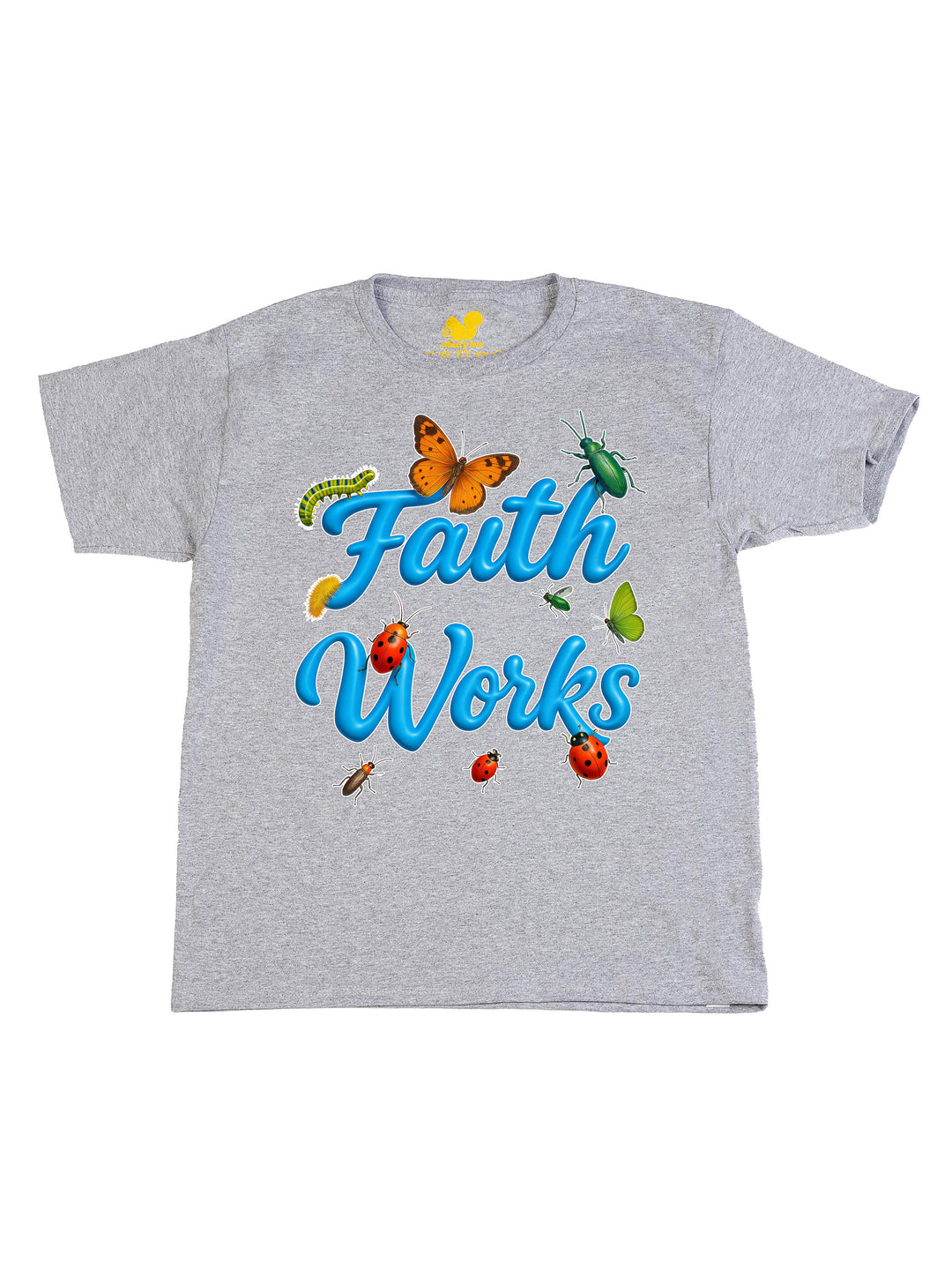Faith Works Blue Youth T-Shirt