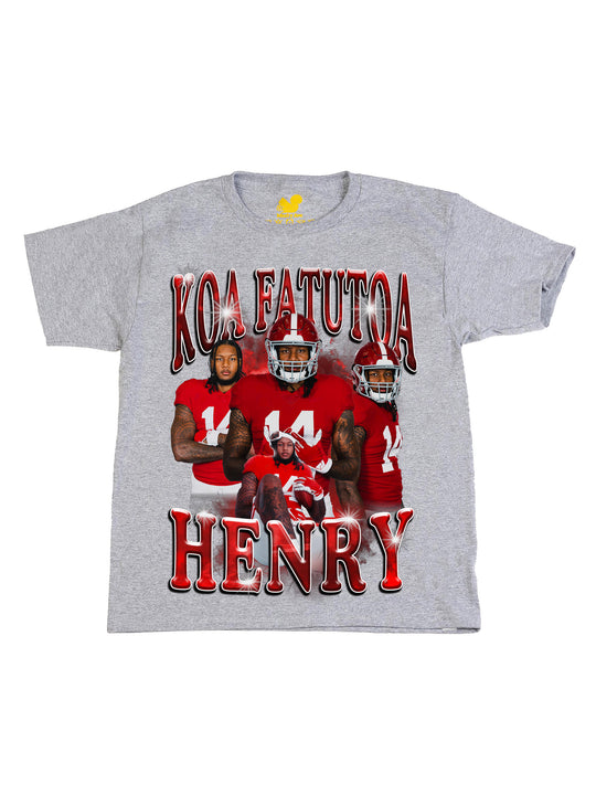 Koa Fatutoa Henry Collage Youth T-Shirt