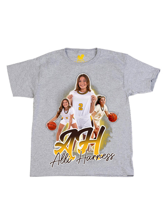 Allison Harness Initials Youth T-Shirt