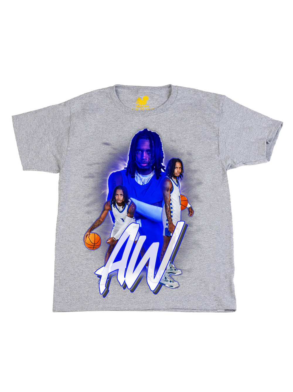 AJ White Collage Youth T-Shirt