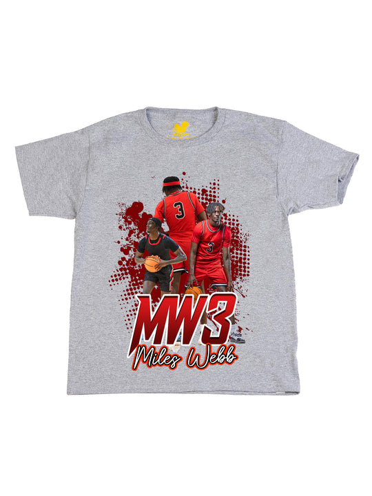 Miles Webb Initials Youth T-Shirt