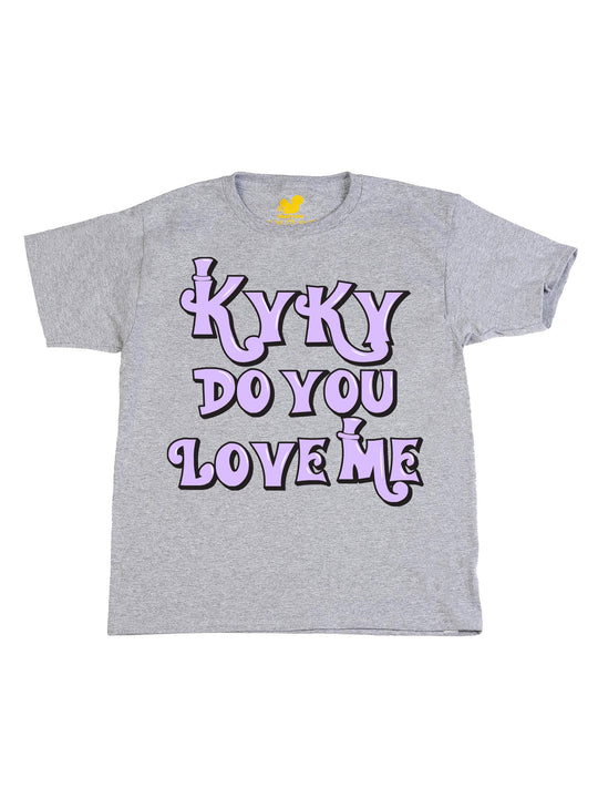 kyky do you love me purple Youth T-Shirt