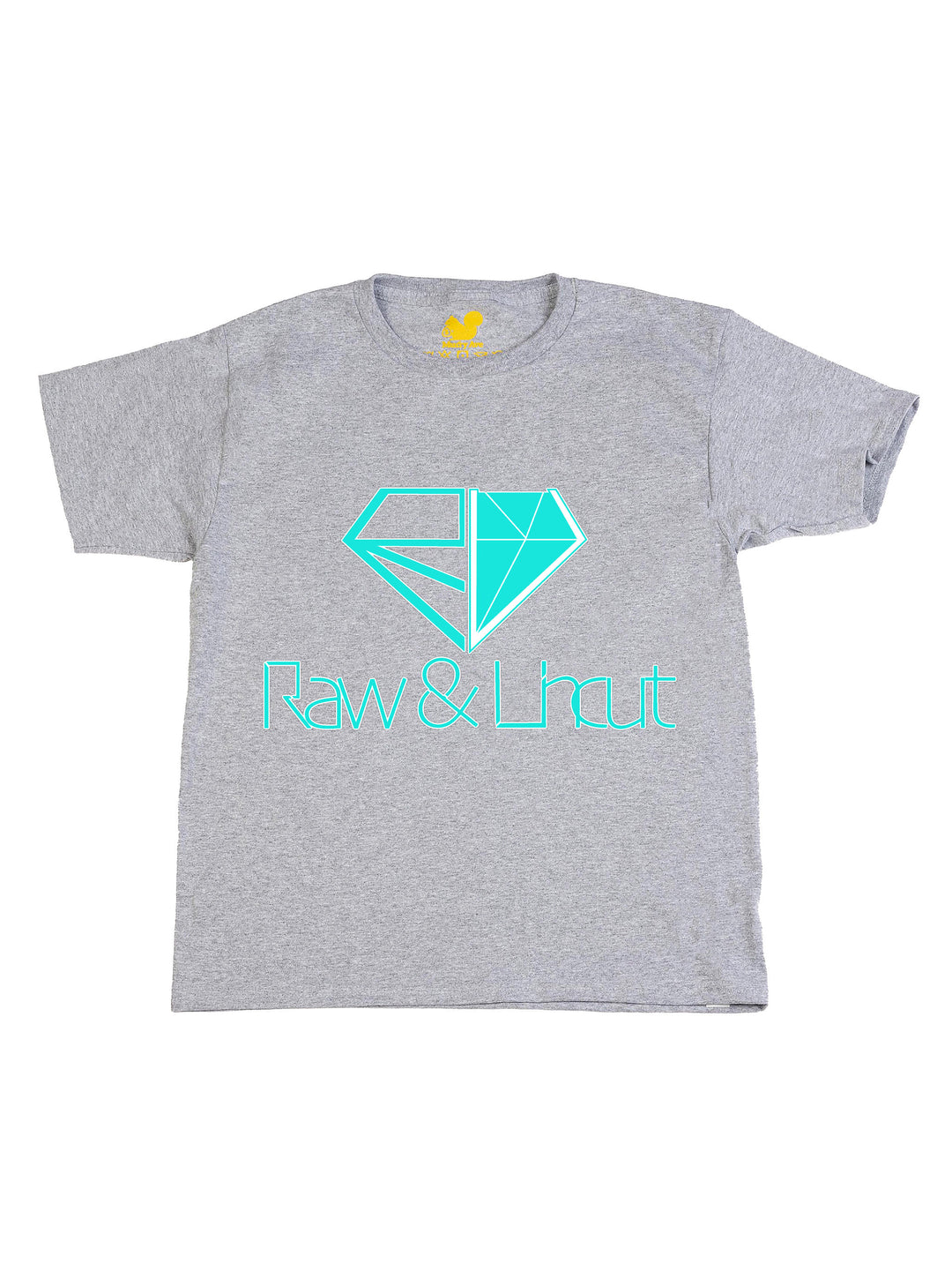 Raw and Uncut Teal Youth T-Shirt