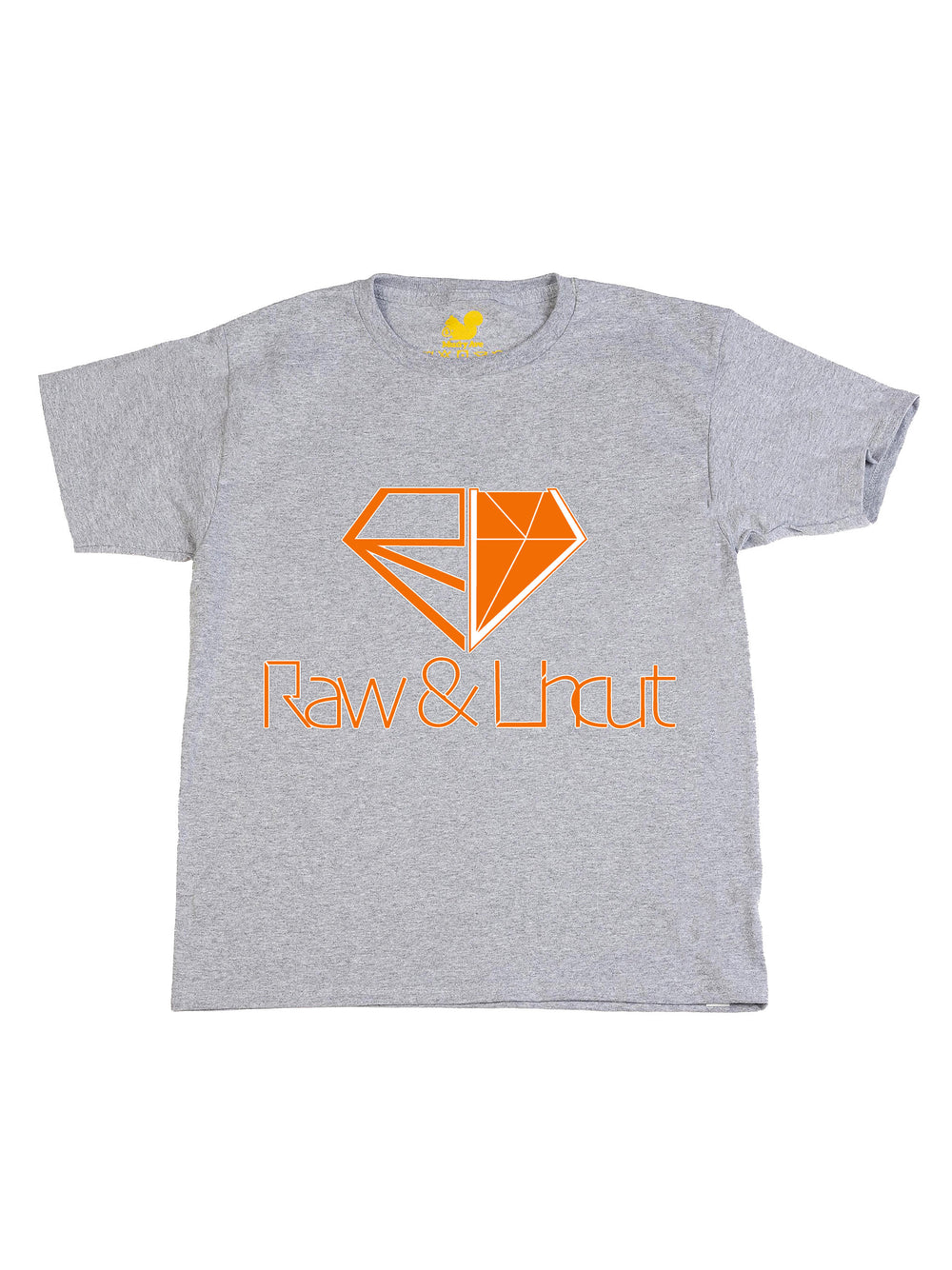 Raw and Uncut Orange Youth T-Shirt
