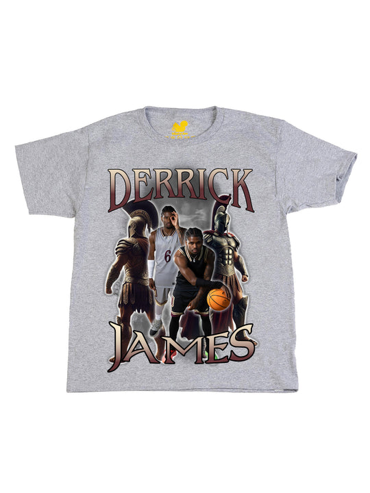 Derrick James Spartans Collage Youth T-Shirt