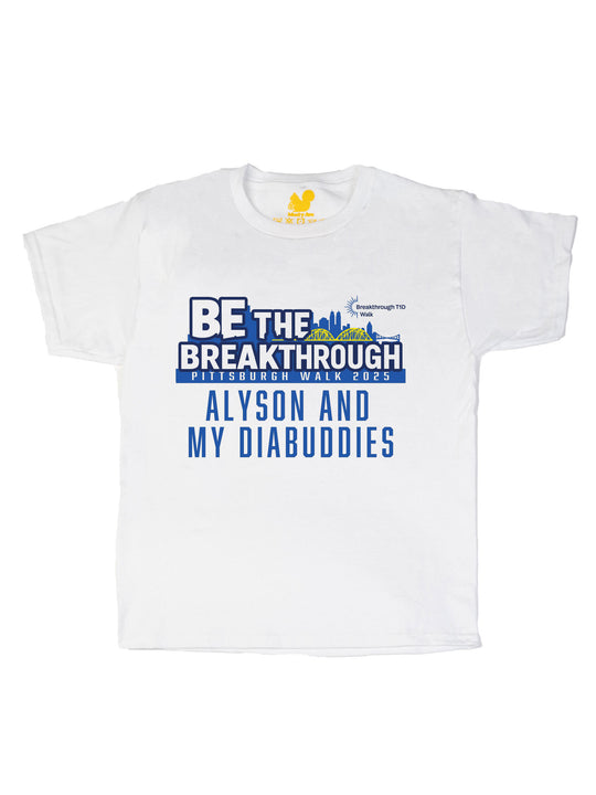 Alyson and my Diabuddies Youth T-Shirt