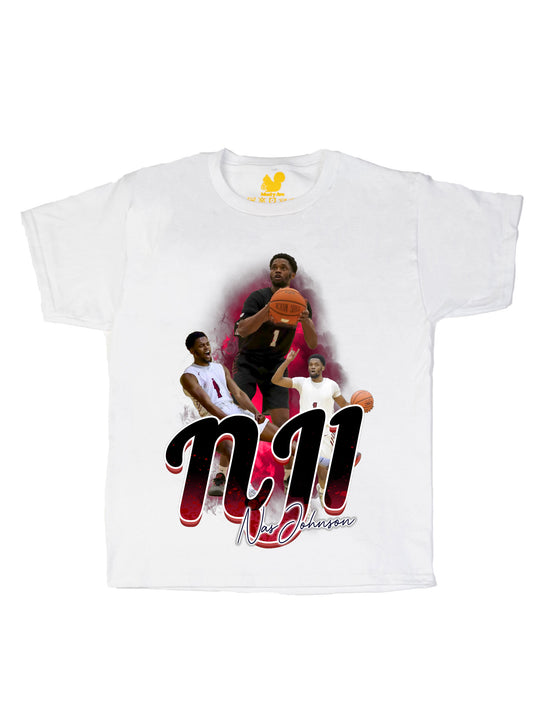 Nas Johnson Initials Youth T-Shirt