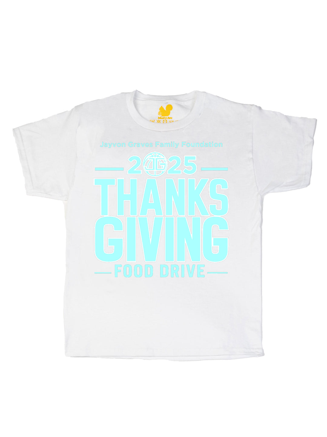 Jayvon Graves Foundation 2025 Thanks Giving Blue R Youth T-Shirt
