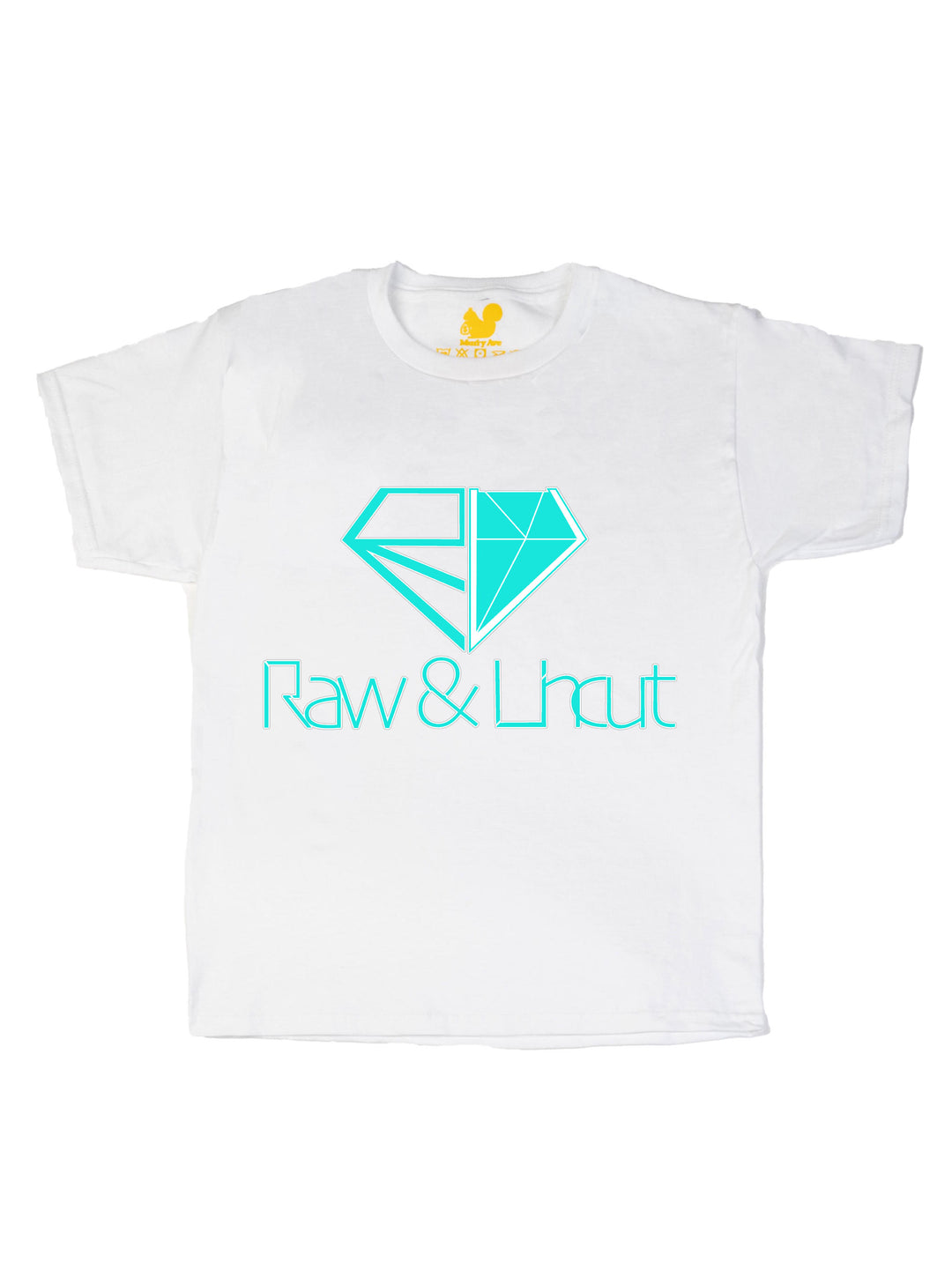 Raw and Uncut Teal Youth T-Shirt