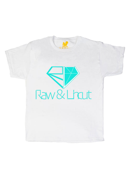 Raw and Uncut Teal Youth T-Shirt