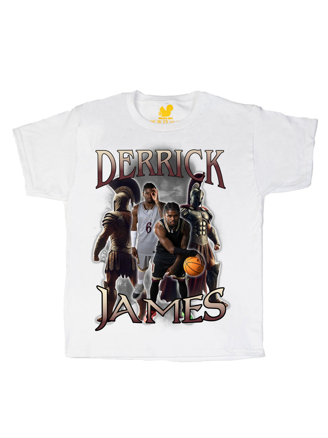 Derrick James Spartans Collage Youth T-Shirt