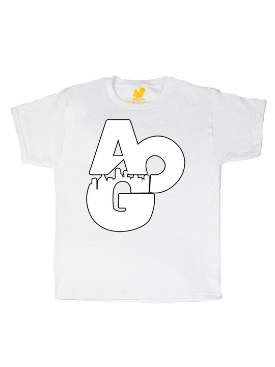 A3G White Youth T-Shirt