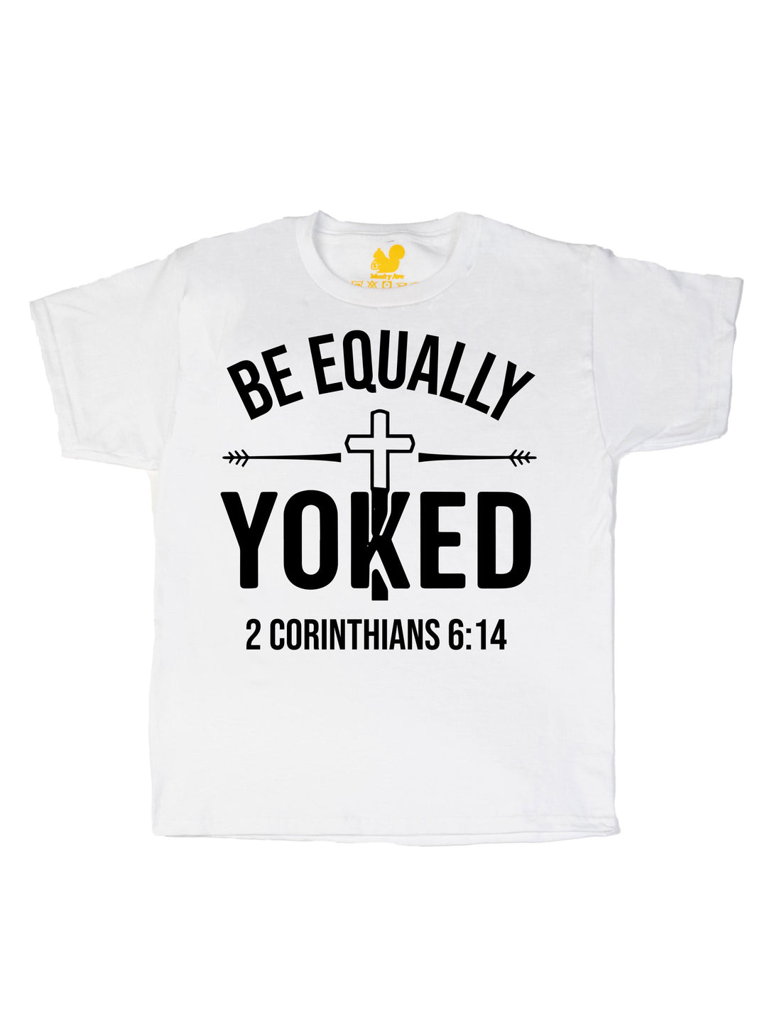 Be Equally Yoked Logo Black Youth T-Shirt