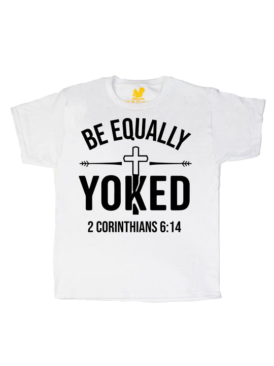 Be Equally Yoked Logo Black Youth T-Shirt