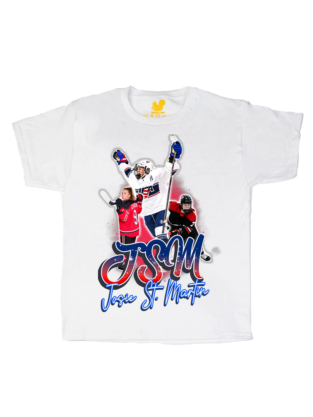 Josie St Martin Collage Youth T-Shirt
