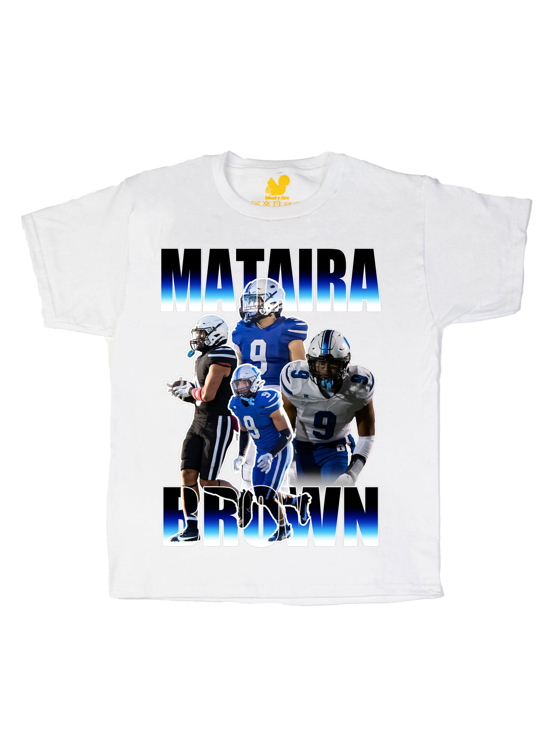 Mataira Brown Collage Youth T-Shirt
