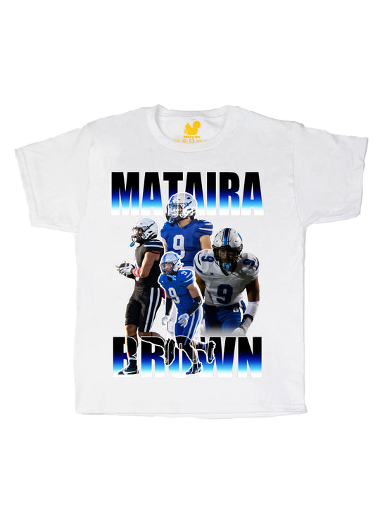 Mataira Brown Collage Youth T-Shirt