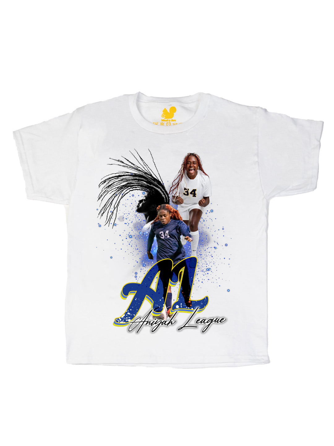 Aniyah League Initials Youth T-Shirt