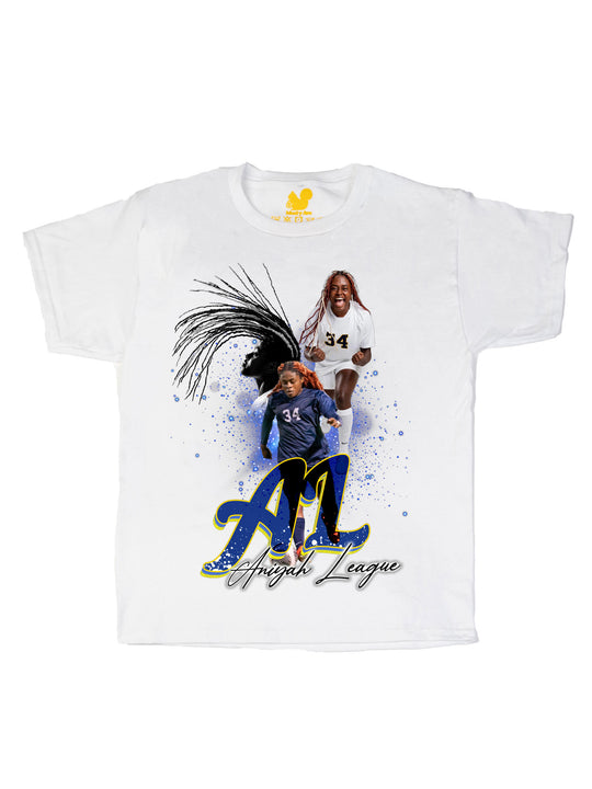 Aniyah League Initials Youth T-Shirt