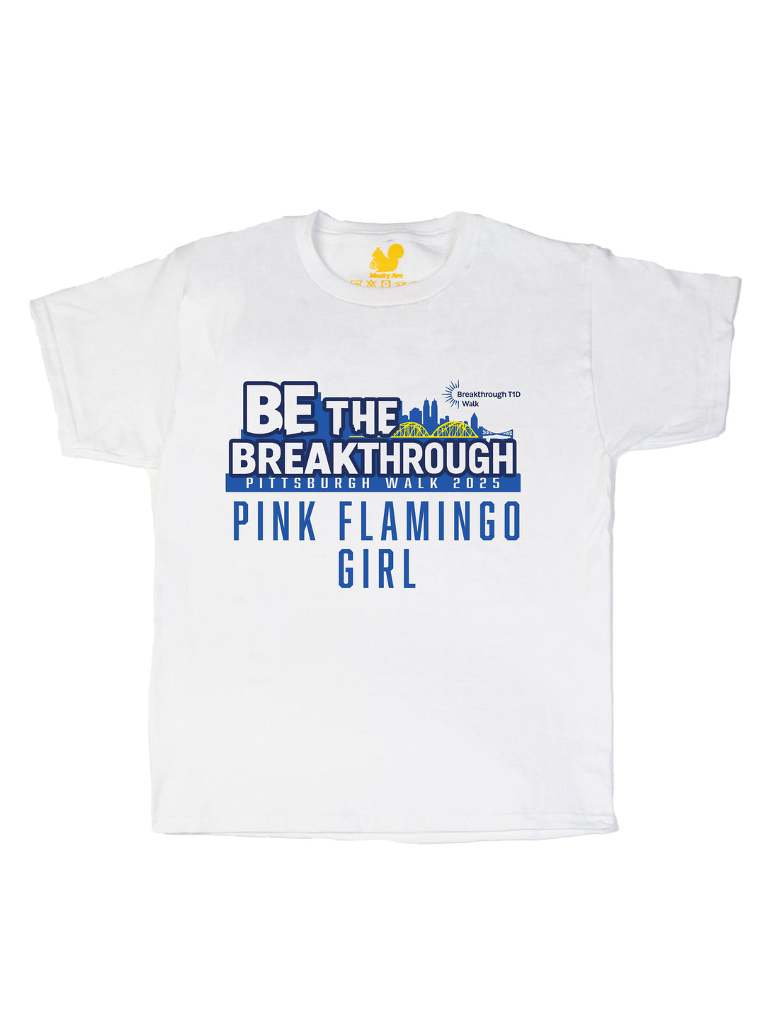 Pink Flamingo Girl Youth T-Shirt