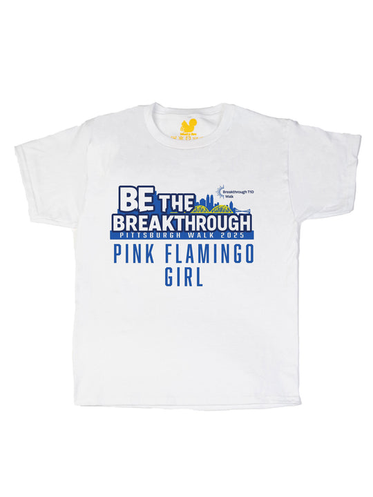 Pink Flamingo Girl Youth T-Shirt
