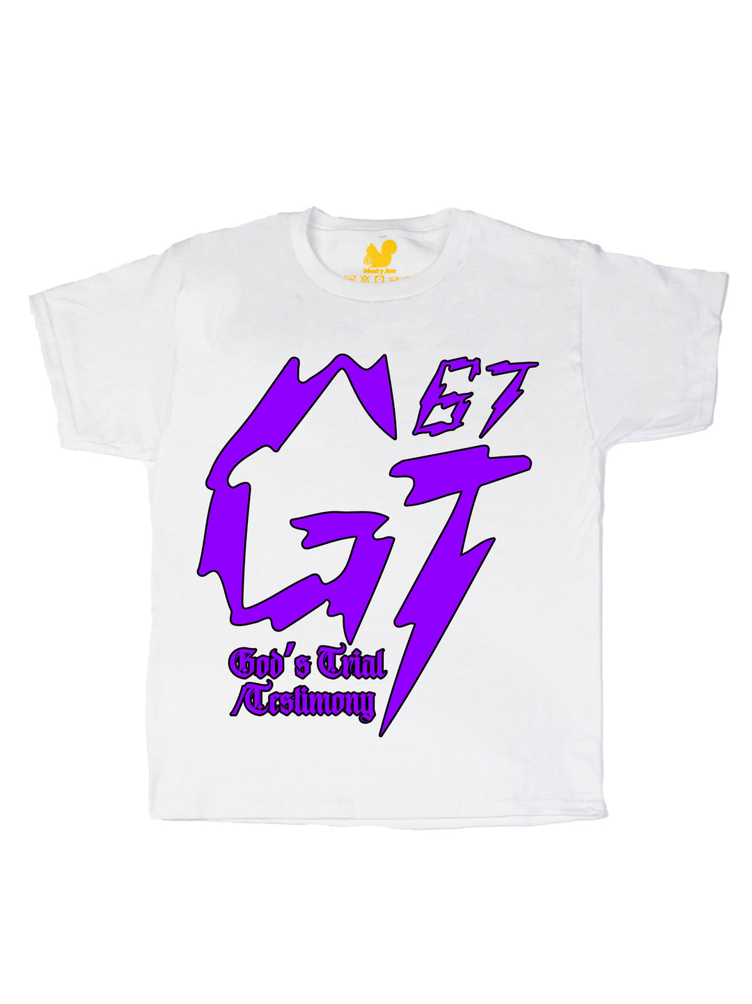 James Glover Tyson Logo Purple Youth T-Shirt