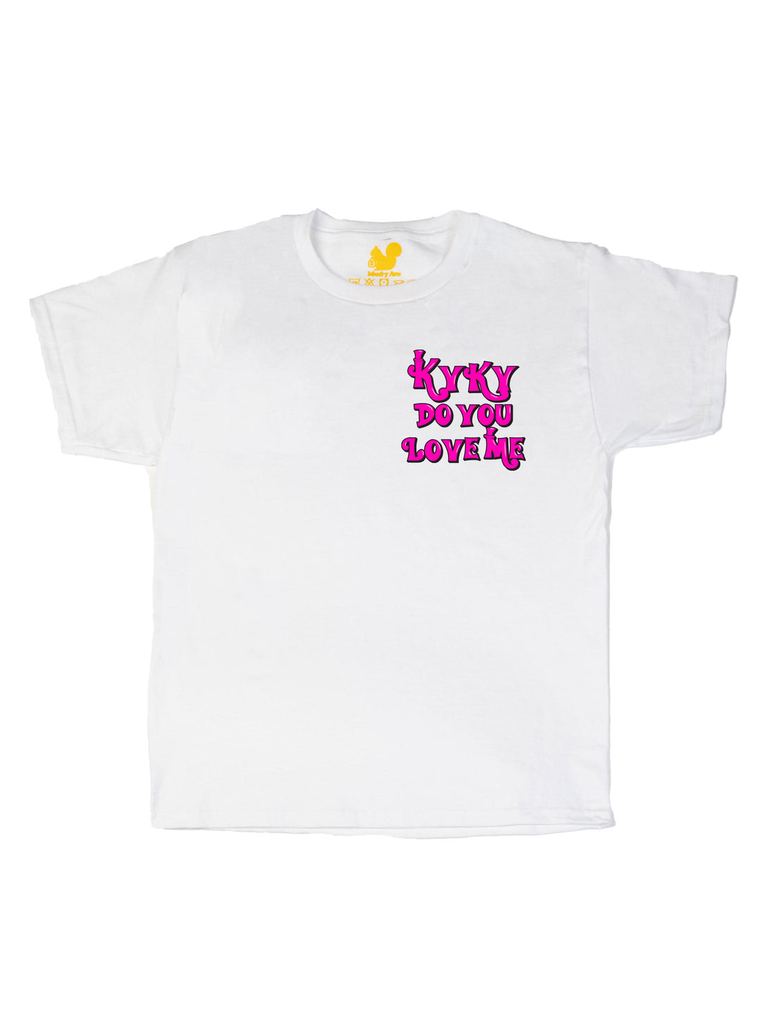 Kyky Do You Love Me Pink Pocket Youth T-Shirt