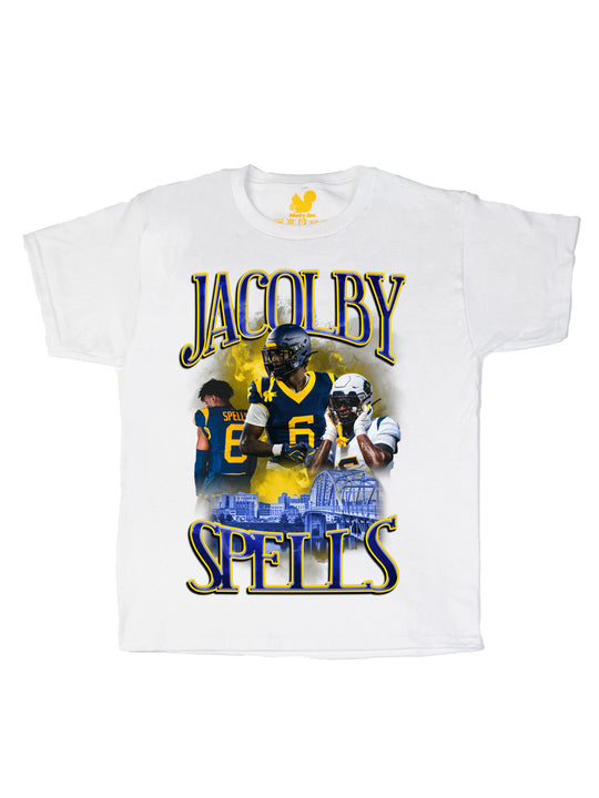 Jacolby Spells Collage Youth T-Shirt