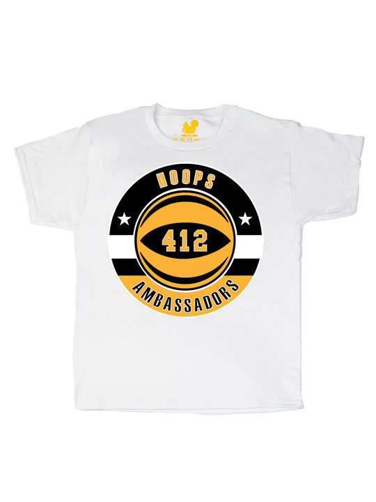 Hoops Circle Logo Vector Youth T-Shirt