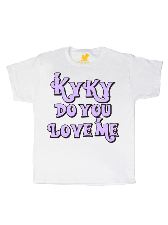 kyky do you love me purple Youth T-Shirt