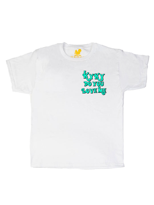 Kyky Do You Love Me Teal Pocket Youth T-Shirt