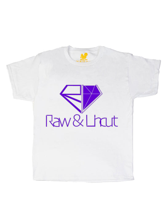 Raw and Uncut Purple Youth T-Shirt