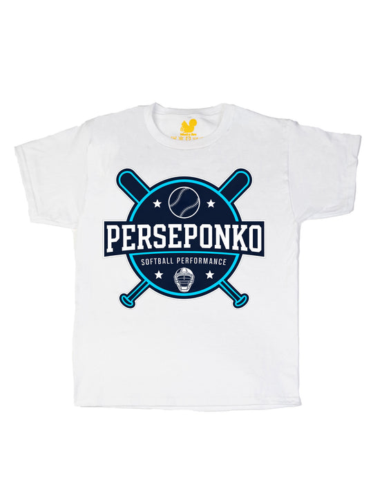 Perseponko Softball Performance Logo Youth T-Shirt