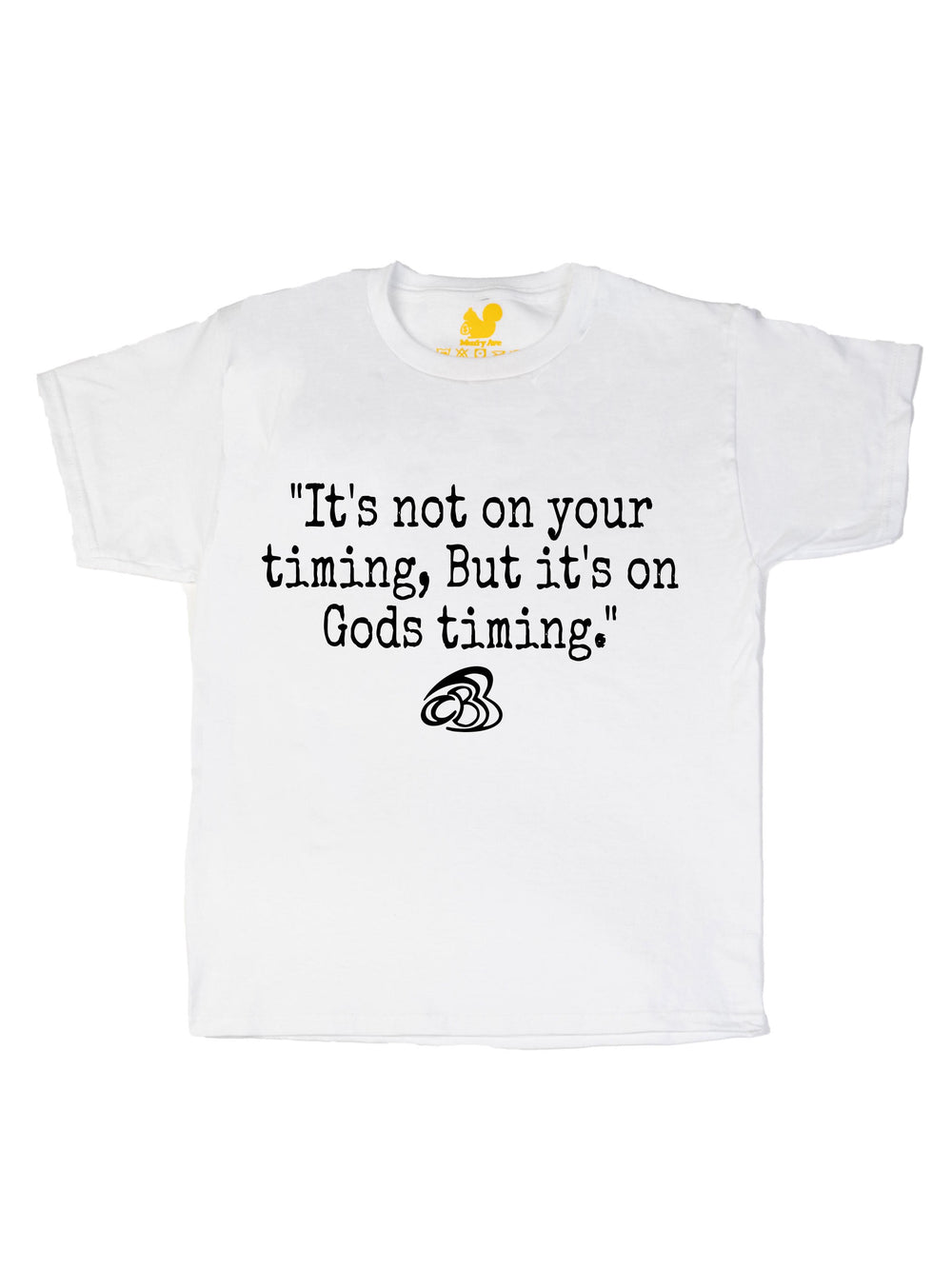 Gods Timing Black Youth T-Shirt