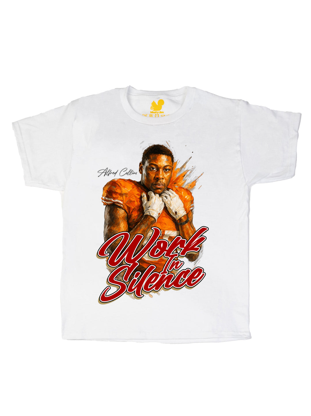 Work In Silence Portrait Youth T-Shirt