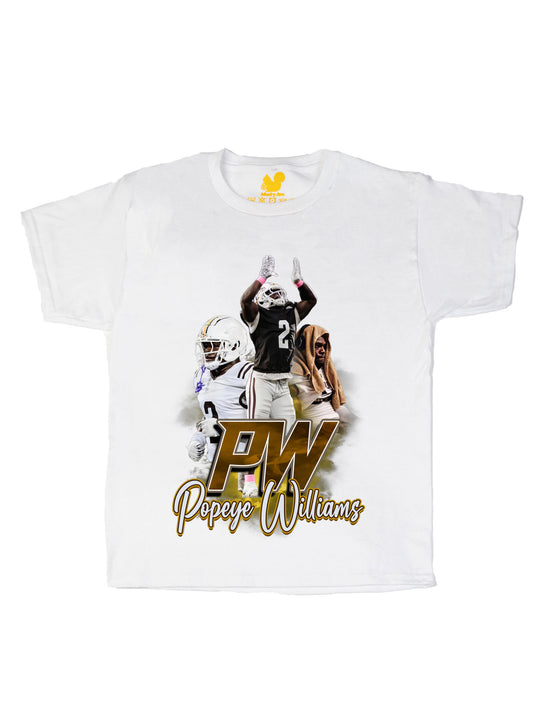 Popeye Williams Initials Youth T-Shirt