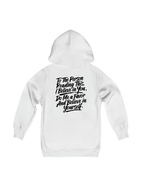 Believe In Your Self Youth Hoodie