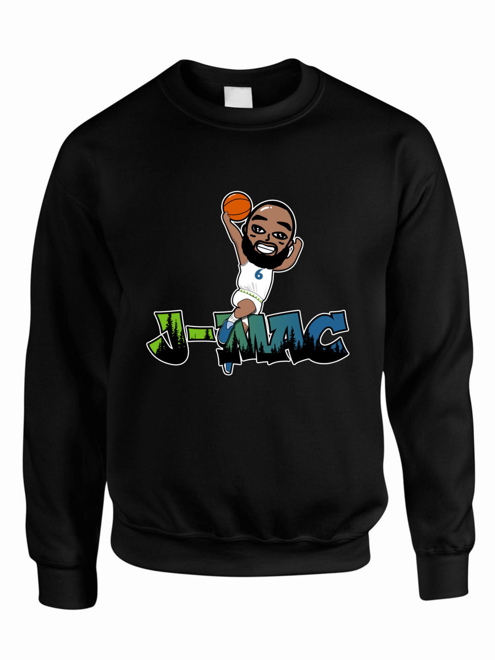 B 2 design template Crewneck Sweatshirt