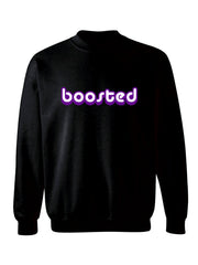 Purple Boosted Crewneck Sweatshirt