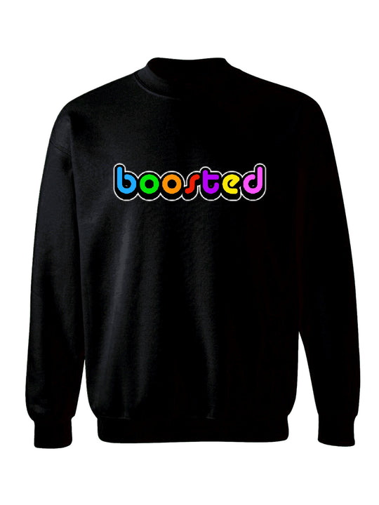 Rainbow Boosted Crewneck Sweatshirt