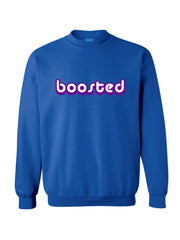 Purple Boosted Crewneck Sweatshirt