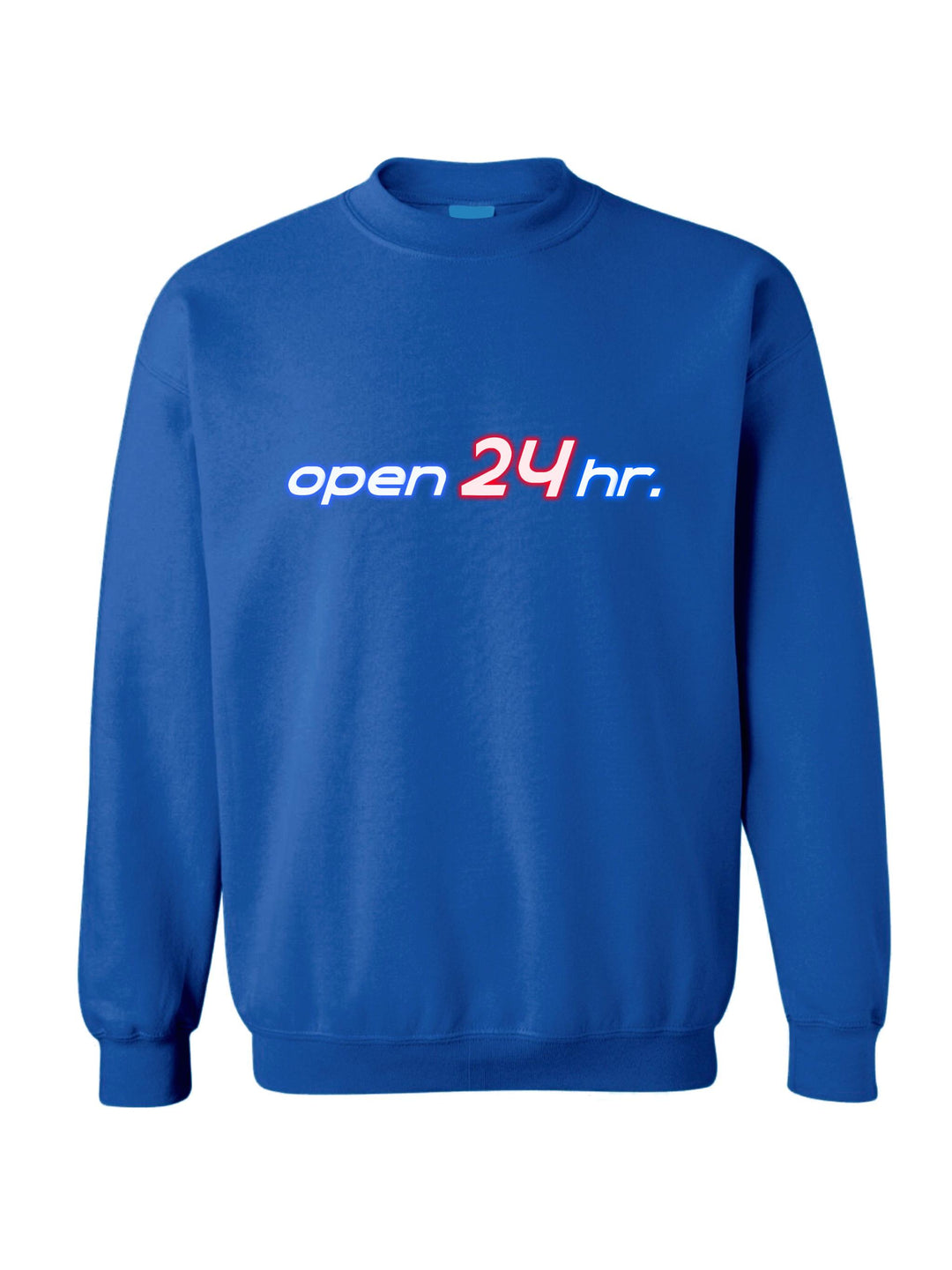Open 24 Hr Crewneck Sweatshirt