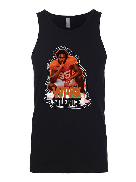Work in Silence Tank Top