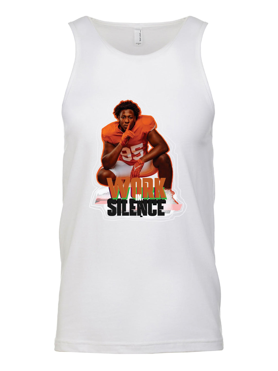 Work in Silence Tank Top